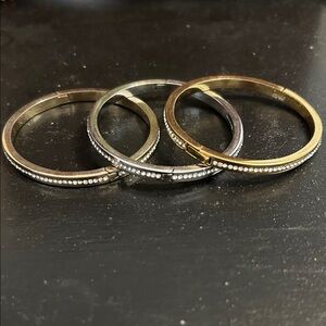 Kate Spade Gold and Silver Bracelet Trio, sold separately